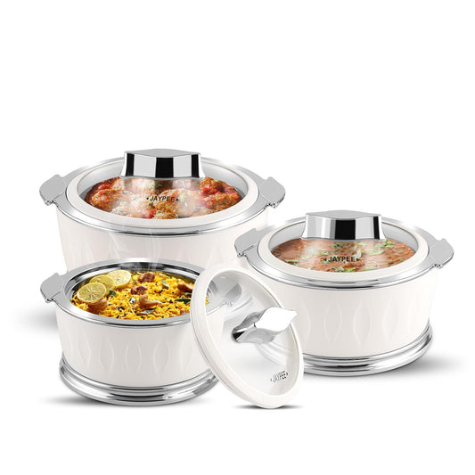 Jaypee Dazzle Mega Casserole 3Pcs Set (1500/2000/3000Ml)
