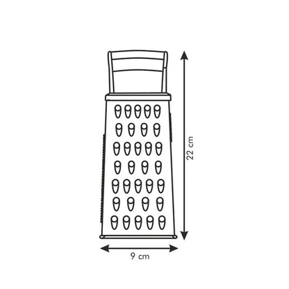 Tescoma 643782 Grater 4 Sides Big Handle Handy