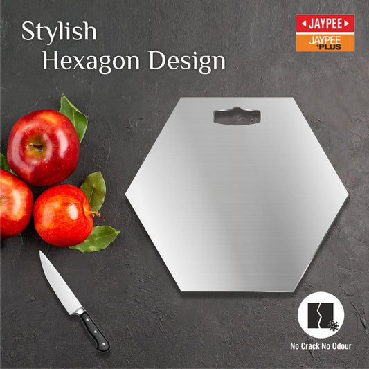Jaypee Kitchen-X Hexagon Ss Chopping Board