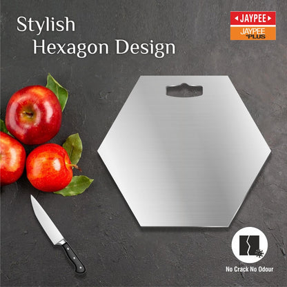 Jaypee Kitchen-X Hexagon Ss Chopping Board