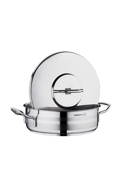 Korkmaz Astra2 Low Casserole 40X20 Cm - 25.0Ltr