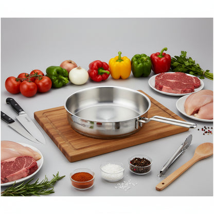Korkmaz Astra2 Frypan 26X6.5 Cm - 3.35Ltr