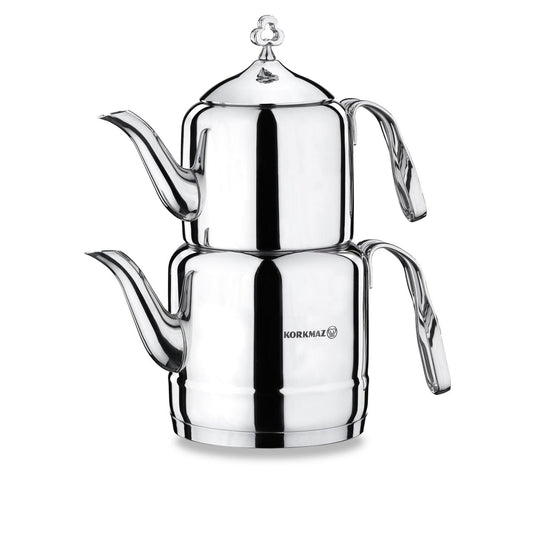 Korkmaz Cintermani TeaPot 1.1Ltr +2.0Ltr A211