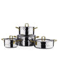 Korkmaz A1963-2 Erna 8 Pcs Cookware Set