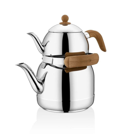 Korkmaz Foresta Teapot Set 1.3Ltr+3.5Ltr A217
