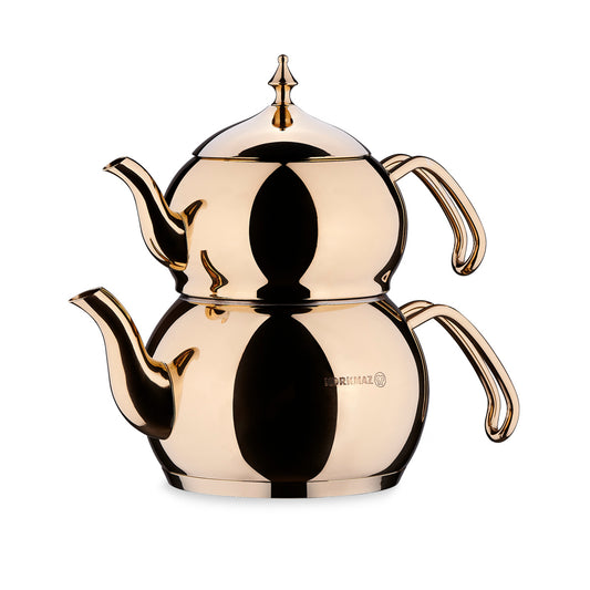 Korkmaz Hanedan Teapot Set 1.1Ltr+2.0Ltr A222-02