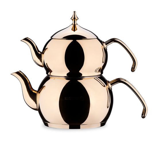 Korkmaz Hanedan Teapot Set 1.1Ltr+2.0Ltr A222-02