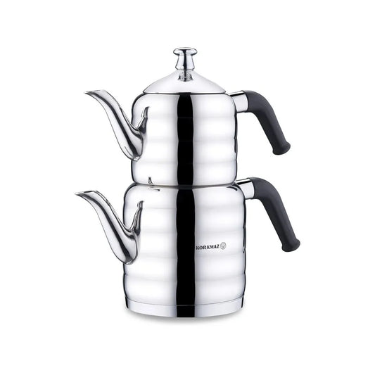 Korkmaz Mina Midi TeaPot 0.8Ltr+1.6Ltr A035