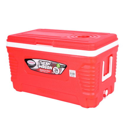 Asian Thermo Wagon Insulated Ice Cooler 50Ltr Red