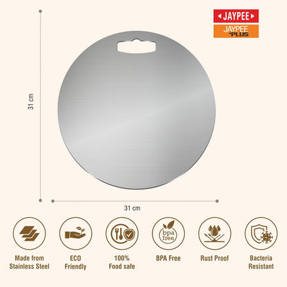 Jaypee Kitchen-X Round Ss Chopping Board