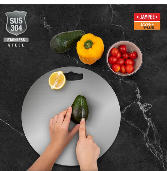 Jaypee Kitchen-X Round Ss Chopping Board