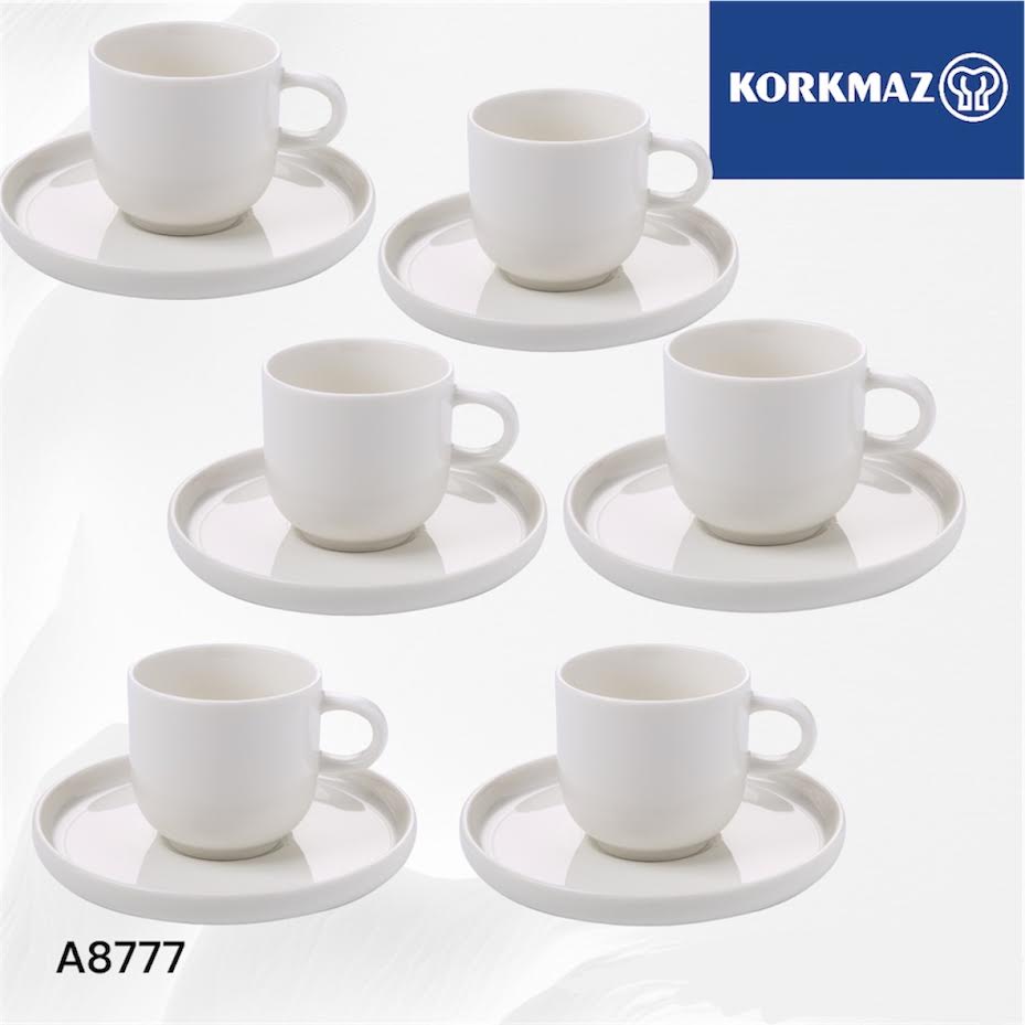 Korkmaz Lidya 6Pcs Cup&Saucer Set A8777