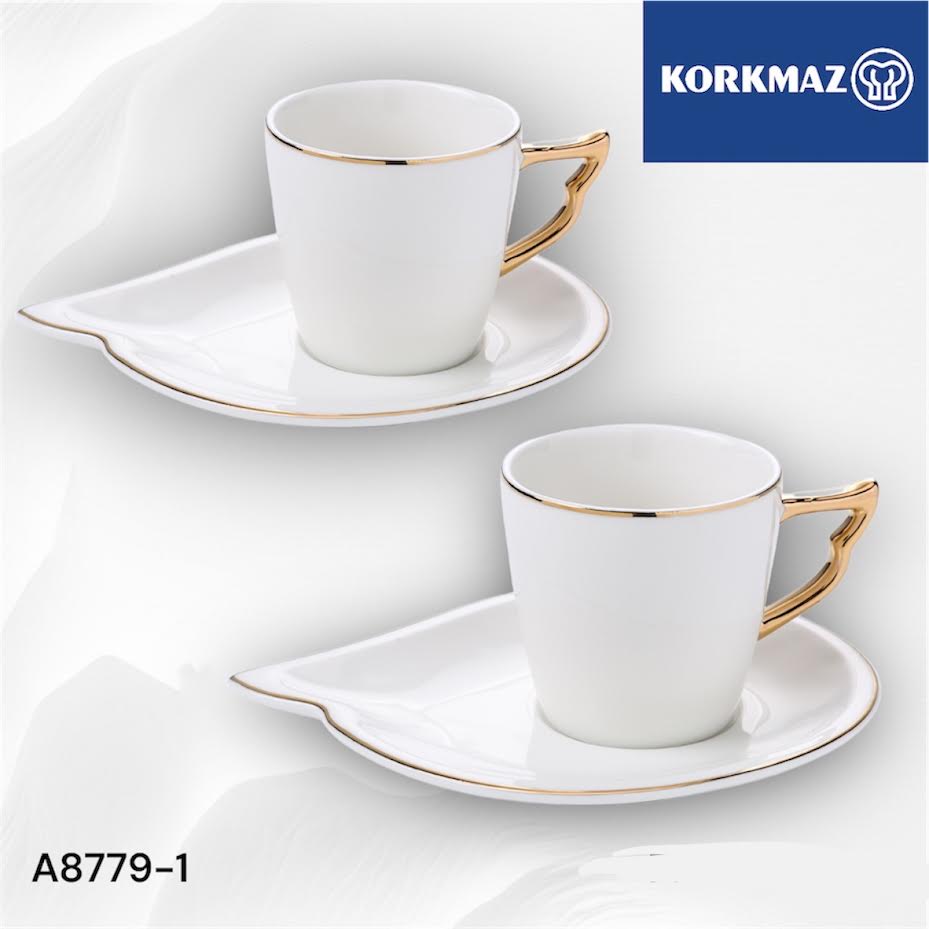 Korkmaz Angela 2Pcs Cup&Saucer Set A8779-1