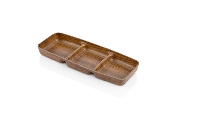 Evelin Wood Finish Pukhet 3 Compartment