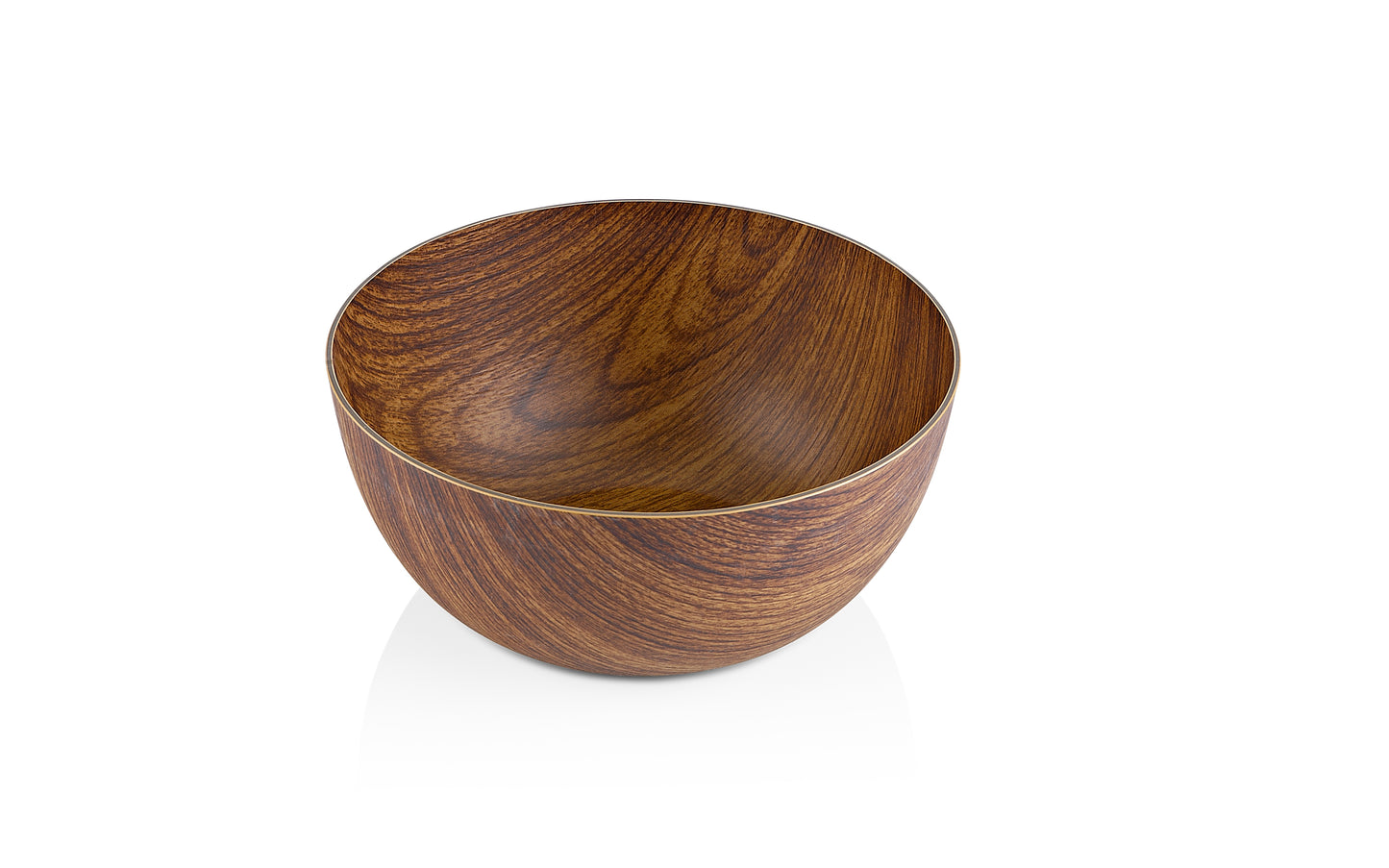 Evelin Wood Finish 34Cm Round Bowl