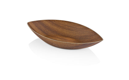 Evelin Wood Finish Large Gondol Bowl