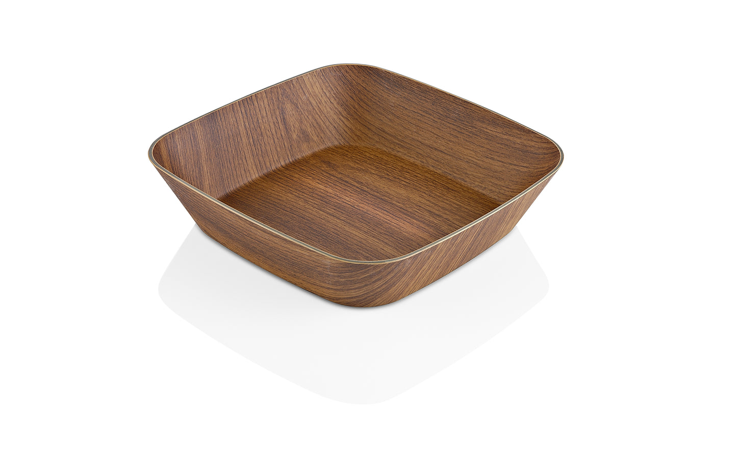 Evelin Wood Finish Small Quatro Bowl