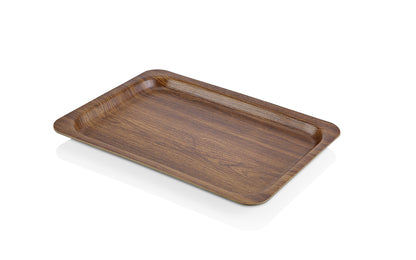 Evelin Wood Finish Large Tray