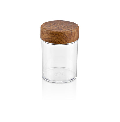 Evelin Wood Finish 0.50Ltr Round Jar