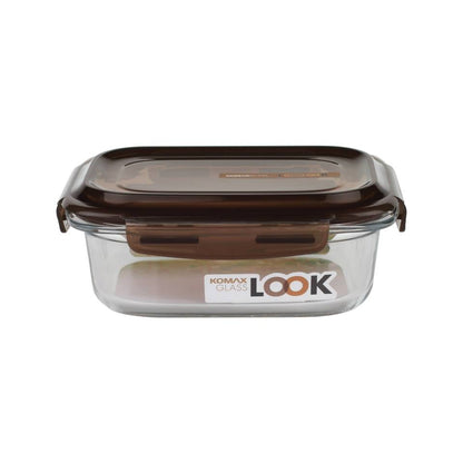 Komax Komax Glass Look Rect. Brown 340Ml