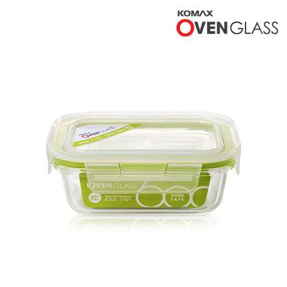 Komax Oven Glass Rect. 640Ml