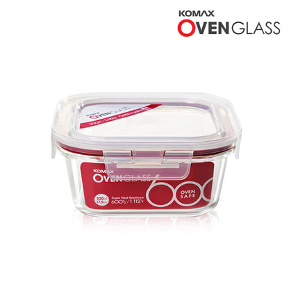 Komax Oven Glass Sq. 520Ml