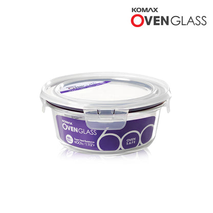 Komax Oven Glass Rnd 400Ml