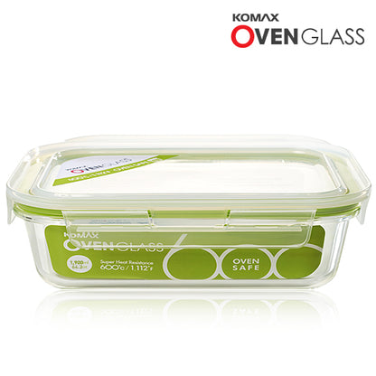 Komax Oven Glass Rect. 1.9Ltr