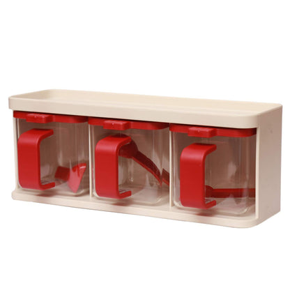 Jaypee P&C 3Pcs Spice Jar Set WHITE