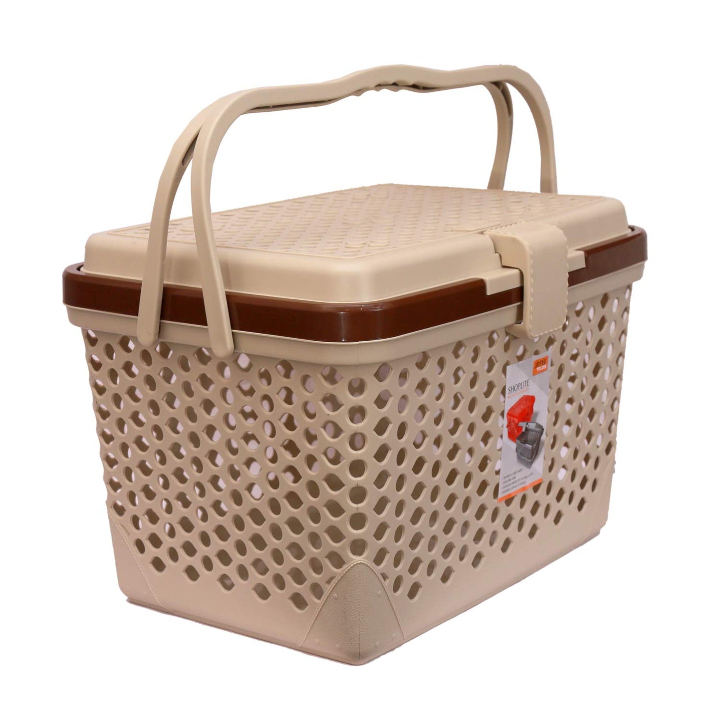 Jaypee Shoplite Basket W/Cover BEIGE