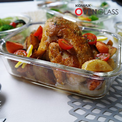 Komax Oven Glass Sq. 520Ml