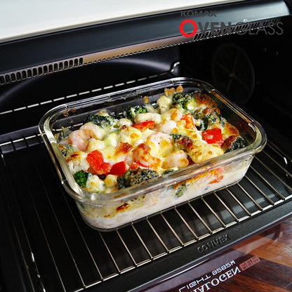 Komax Oven Glass Rect. 1.9Ltr
