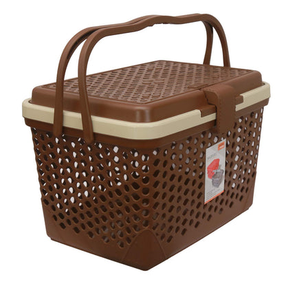 Jaypee Shoplite Basket W/Cover BROWN