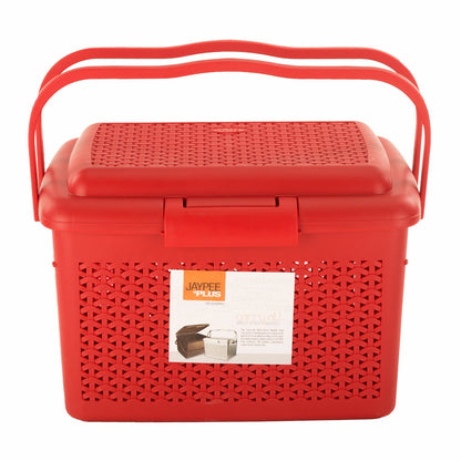 Jaypee Carry All Xl Basket W/Cover RED