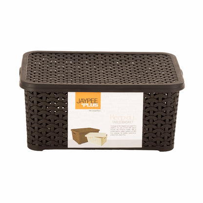 Jaypee Keep All Small Basket W/Cover BLACK