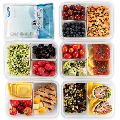 Komax Rectangle Plastic Container -Rd61 5.2Lt With Divider
