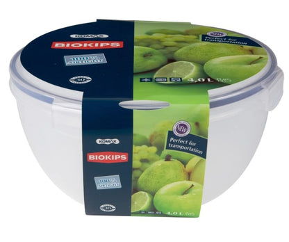 Komax Round Plastic Bowl-C34 4.0Ltr