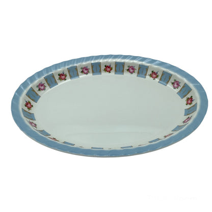 Hopeful Ovel Deep Plate 48X34 BLUE
