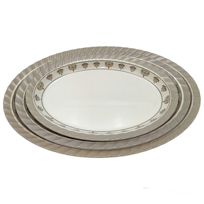 Hopeful Round Deep Plate 40 CM BLUE