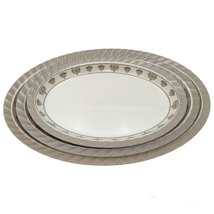Hopeful Ovel Deep Plate 54X38 BROWN