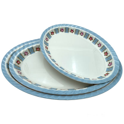 Hopeful Ovel Deep Plate 54X38 BLUE