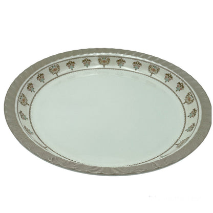 Hopeful Round Deep Plate 45 CM BROWN
