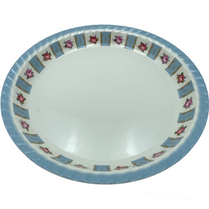 Hopeful Round Deep Plate 40 CM BLUE
