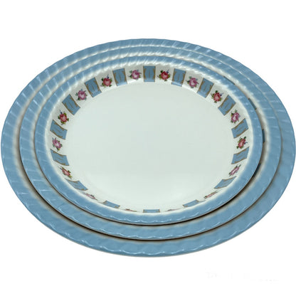 Hopeful Round Deep Plate 45 CM BLUE