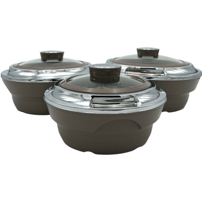 Jaypee Cassaglass Set Of 3 BROWN