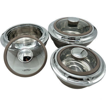 Jaypee Cassaglass Set Of 3 BROWN