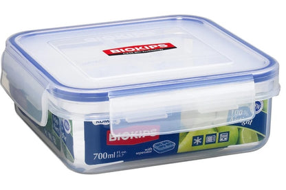 Komax Square  Plastic Container .-Sd2 700Ml With Divider