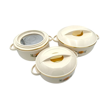Asian Nova Casserole 3Pcs Set 1000+1600+2500Ml BEIGE