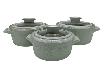 Jaypee Isabella Casserole 3Pcs Set WHITE