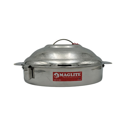Maxima Celina Dome Silver Oval Hotpot 6.5Ltr